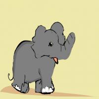 baby elephant dancer