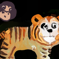 tiger and the monkey