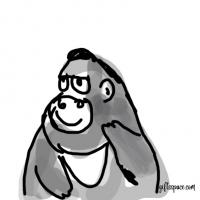 Gorilla cartoon