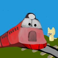 trainspotting cat