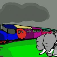 Elephant And The Train Story