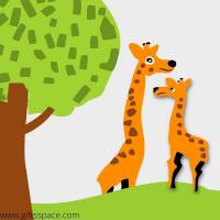 Two Giraffes, A Love Story
