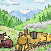 Bear And The Yellow Train