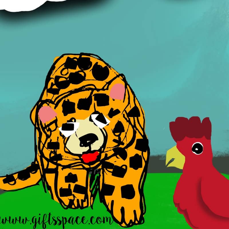 rooster and the cheetah