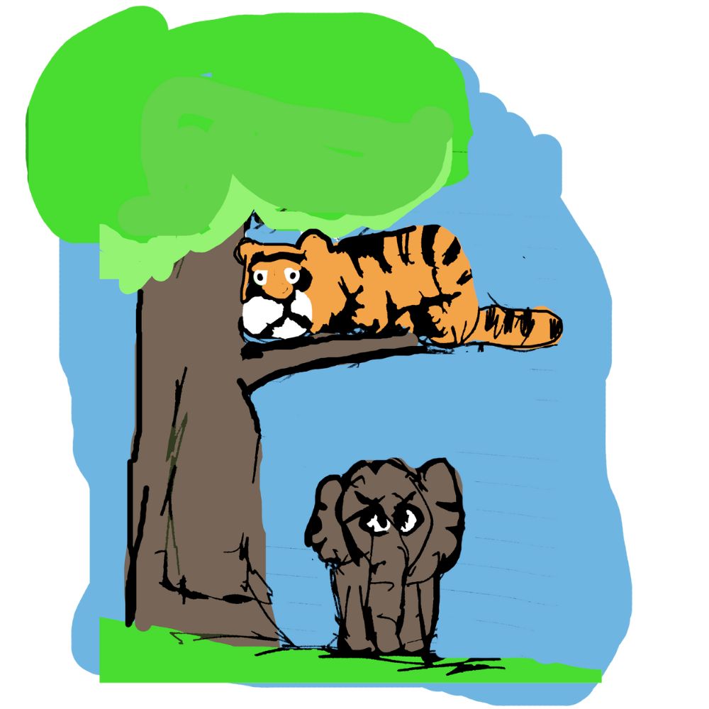 I Hope He Won't See Me!