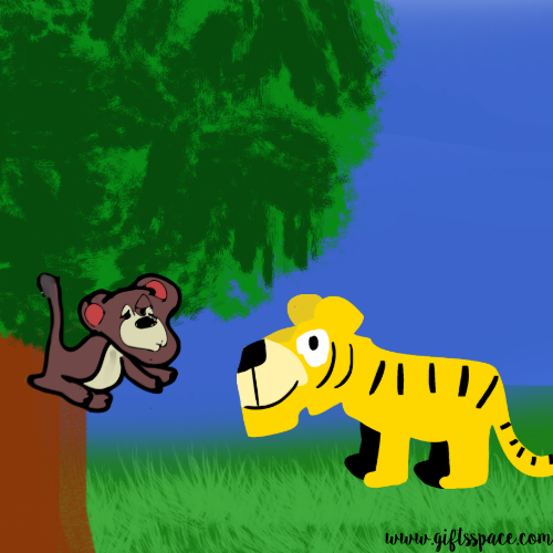 tiger and the monkey