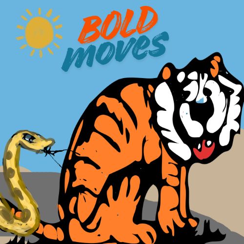 tiger and snake encounter