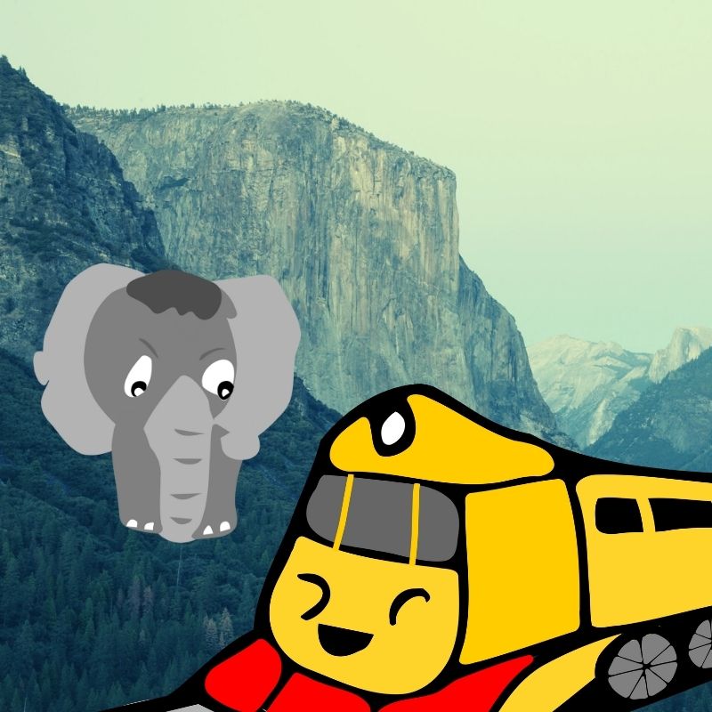 elephant and the train story
