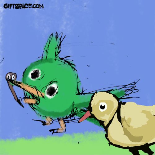 yellow and green birds