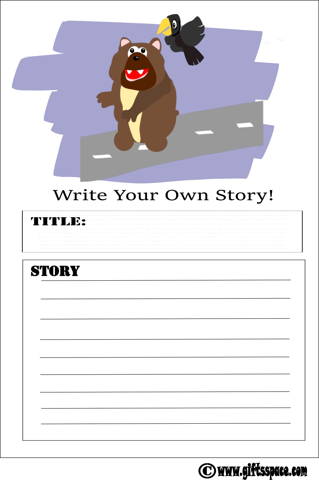 story pdf bear and the bird